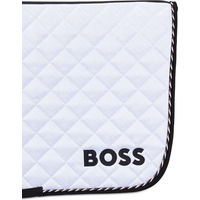 Produktbild von BOSS Equestrian Signature Schabracke Dressur aus Baumwolle in Schwarz oder Weiß
