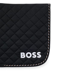 BOSS Equestrian Signature Schabracke Springen aus Baumwolle in Weiß oder Schwarz – Bild 1 von 2