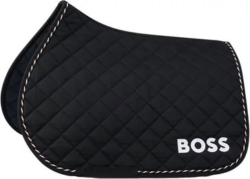 BOSS Equestrian Signature Springschabracke mit Fleece in Schwarz – Bild 1 von 3