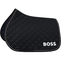 Produktbild von BOSS Equestrian Signature Springschabracke mit Fleece in Schwarz