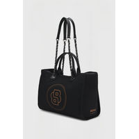 Produktbild von BOSS Equestrian Stable Shopper Tasche aus Canvas in Schwarz