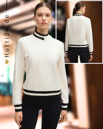 Produktbild von BOSS Equestrian Sweatshirt Kim Soft Cream Beige Weiß