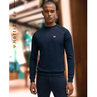 Produktbild von BOSS Equestrian Sweatshirt Lex Motor Pads Pullover für Herren in Blau