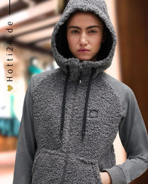 Produktbild von BOSS Equestrian Trainingsjacke Riva Grau Fleece Winter Reitjacke