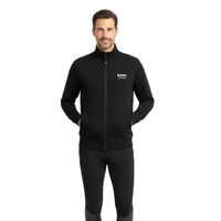 Produktbild von BOSS Equestrian Trainingsjacke Rome für Herren in Schwarz