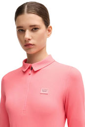 Produktbild von BOSS Equestrian Trainingsshirt Chess Stripes Rosa