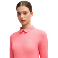 Produktbild von BOSS Equestrian Trainingsshirt Chess Stripes Rosa