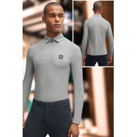 Produktbild von BOSS Equestrian Trainingsshirt Elton Grau