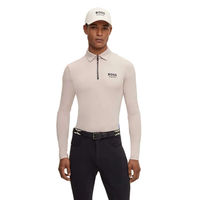 Produktbild von BOSS Equestrian Trainingsshirt Elton Reitshirt für Herren Beige Polyamid Herbst Winter