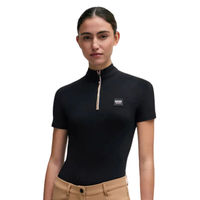 Produktbild von BOSS Equestrian Trainingsshirt Mila Reitshirt für Damen in Schwarz