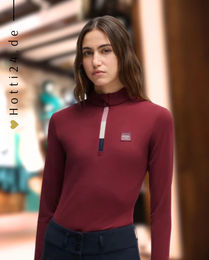 Produktbild von BOSS Equestrian Trainingsshirt Minou in Cabernet Rot