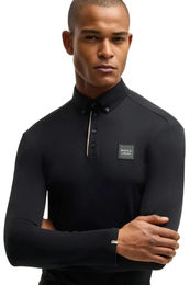 Produktbild von BOSS Equestrian Trainingsshirt Nick Peached Black für Herren