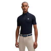 Produktbild von BOSS Equestrian Trainingsshirt Noah Sky Captain Reitshirt für Herren in Blau