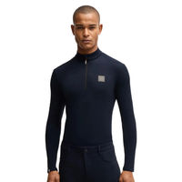 Produktbild von BOSS Equestrian Trainingsshirt Nolan Peached Sky Captain Reitshirt für Herren in Blau