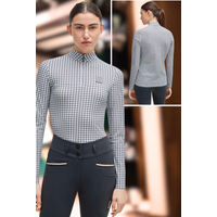Produktbild von BOSS Equestrian Trainingsshirt Rachel Grey für Damen in Grau