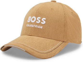 Produktbild von Boss Equestrian Trucker-Cap Unisex Beige Cord 57 cm