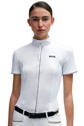 Produktbild von BOSS Equestrian Turnierbluse Elisa Weiß für Damen aus Baumwolle