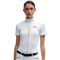 Produktbild von BOSS Equestrian Turnierbluse Elisa Weiß für Damen aus Baumwolle