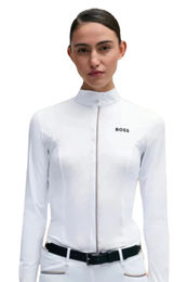 Produktbild von BOSS Equestrian Turnierbluse Emma Weiß für Damen aus Baumwolle