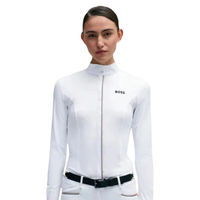Produktbild von BOSS Equestrian Turnierbluse Emma Weiß für Damen aus Baumwolle