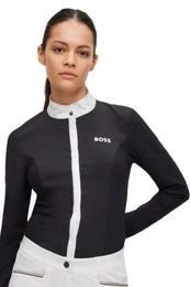 Produktbild von BOSS Equestrian Turnierbluse Emma Winter Schwarz aus Baumwolle