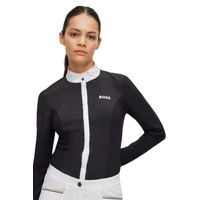 Produktbild von BOSS Equestrian Turnierbluse Emma Winter Schwarz aus Baumwolle