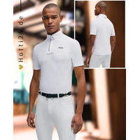 Produktbild von BOSS Equestrian Turniershirt Marty White für Pferde Reitshirt