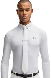 Produktbild von BOSS Equestrian Turniershirt Nick Peached Weiß für Herren
