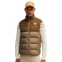 Produktbild von BOSS Equestrian Weste Arthur für Herren in Camel aus Cord und wasserdicht