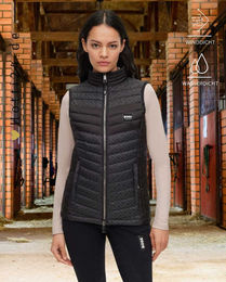 Produktbild von BOSS Equestrian Weste Bea Monogram Black für Damen wasserdicht
