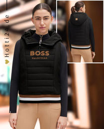 Produktbild von BOSS Equestrian Weste Hoodie Fanny Damen Schwarz