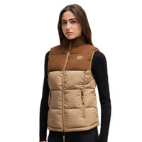 Produktbild von BOSS Equestrian Weste Viola Camel für Damen aus Cord und wasserdicht in Beige Braun