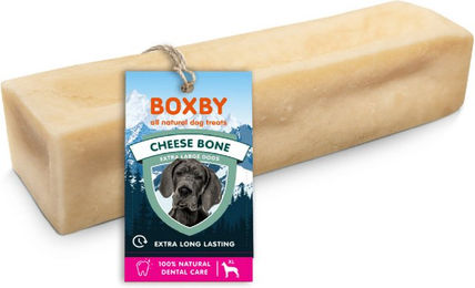 Produktbild von Boxby Cheese Bone Kauknochen für große Hunde mit Rind glutenfrei und laktosearm