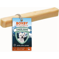 Produktbild von Boxby Cheese Bone Kauknochen für kleine Hunde mit Rind und Kuhmilch glutenfrei und laktosearm