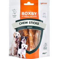 Produktbild von Boxby Chew Sticks Huhn Kausnack für Hunde 3 x 80 g