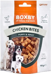 Boxby Chicken Bites Belohnungssnack Huhn und Fisch getreidefrei und glutenfrei 3 x 90 g - 3 x 90 g – Bild 1 von 4