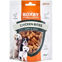 Produktbild von Boxby Chicken Bites Belohnungssnack Huhn und Fisch getreidefrei und glutenfrei 3 x 90 g - 3 x 90 g