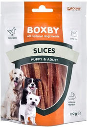 Boxby Chicken Slices Trockenfleisch Huhn glutenfrei 360 g – Bild 1 von 2