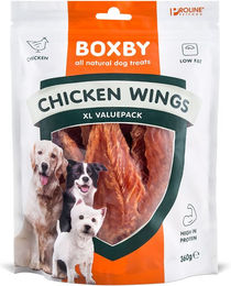 Produktbild von Boxby Kausnack Hühnerflügel für Hunde Adult Getreidefrei und Glutenfrei 2 x 360 g - 2 x 360 g