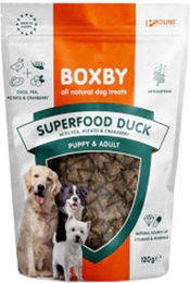 Boxby Superfood Belohnungssnack Ente Getreidefrei und Glutenfrei 2 x 120 g – Bild 1 von 4