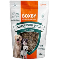 Produktbild von Boxby Superfood Belohnungssnack Ente Getreidefrei und Glutenfrei 2 x 120 g
