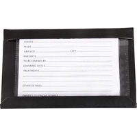 Produktbild von Boxenschild Premiere für Pferde in Schwarz und Weiß