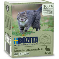 Produktbild von Bozita Cat Katzenfutter Kaninchen Stückchen in Soße 6 x 370 g Getreidefrei - 6 x 370 g