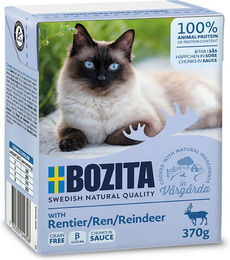 Bozita Cat Katzenfutter Rentier Stückchen in Soße 6 x 370 g - 6 x 370 g – Bild 1 von 6