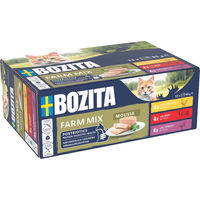 Produktbild von Bozita Cat Mousse Mixed Farm Katzenfutter Adult Getreidefrei Ohne Zuckerzusatz 12 x 85 g