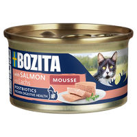 Produktbild von Bozita Cat Mousse MSC Lachs Katzenfutter Adult Getreidefrei Ohne Zucker 12x 85 g