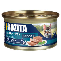 Bozita Cat Mousse Rentier und Fisch Katzenfutter Adult Getreidefrei Monoprotein 12x 85 g – Bild 1 von 2