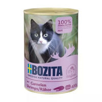 Produktbild von Bozita Cat Paté Garnelen für Katzen getreidefrei und ohne Zucker 6 x 400 g - 6 x 400 g