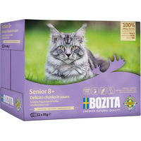 Produktbild von Bozita Cat Senior Nassfutter Stückchen in Sauce Huhn 12 x 85 g getreidefrei - 12 x 85 g