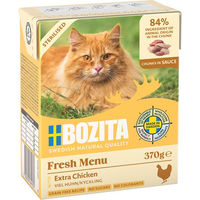 Produktbild von Bozita Cat Sterilised Häppchen in Sauce mit Huhn getreidefrei 6 x 370 g - 6 x 370 g